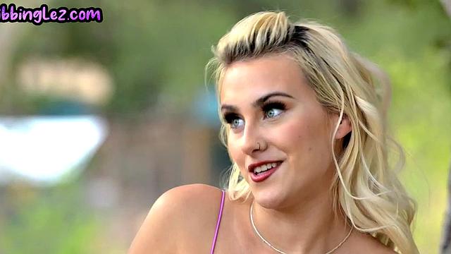 Lesbian busty MILFLicked and Fingered by Medium Boobs Babe