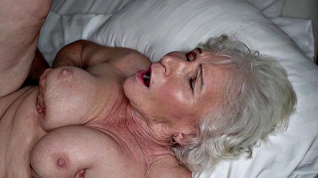 LUSTY GRANDMAS - Horny Granny Gets Her Pussy Fucked Hard By Her Lover