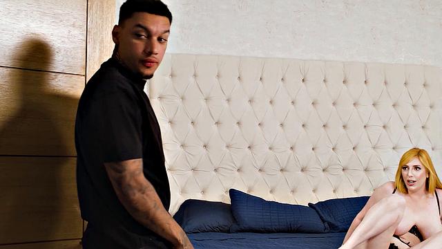 MOMMY'S BOY - Pervert Stud Caught with Hot Roommate MILF Lauren Phillips Doing Cam Sex