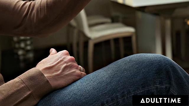 ADULT TIME - Curious Besties FIRST LESBIAN SEX Ends In 3-Way With BF!