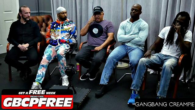 GangbangCreampie - Busty Mature Blonde Gets Juicy Blowbang & Gangbang