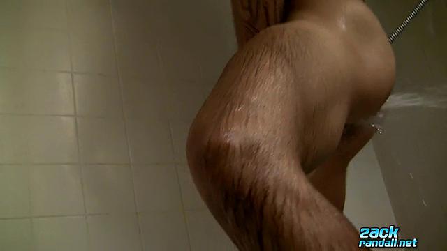 Shower Stroking Stud Shoots Load - Jizzy McBone