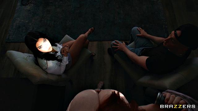 позови соперницу и трахайтесь вместе с ним на кровати