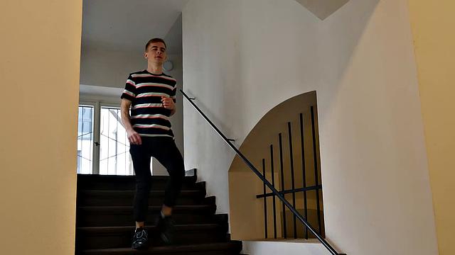 New Neighbor Guy Gets Fucked Raw