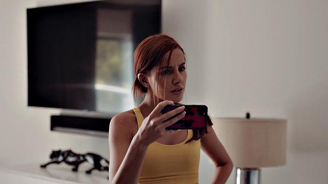 Nympho stepsister fingered and fucked by stepbro