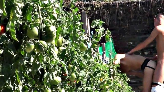 Nasty public outdoor sex