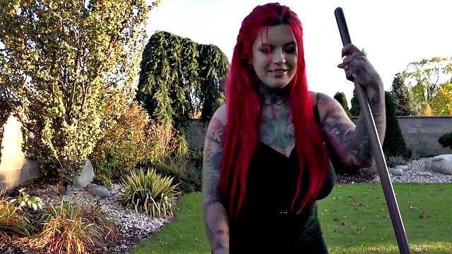 Public sex with busty neighbor