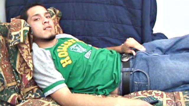 Juice likes to tease before releasing his cock from his boxers. He uses spit to lube up and then starts stroking himself softly. After edging himself a few times, he picks up the pace and shoots a warm load in his mouth.