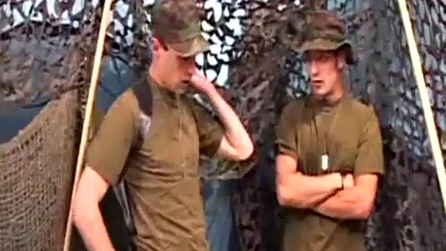 DJ and Ryley get down to some spontaneous cock stroking, before DJ sucks on Ryley's dick. Ryley returns the favor as DJ mounts Ryley's dick for an ass pounding session.