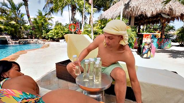 bubblebut ethnic outdoor public BJ