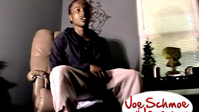 Nervous Black Twink Gets Blown - Dee