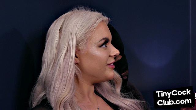 IR CFNM babe makes small-dick guy jealous while doggystyled