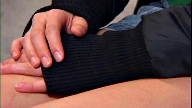 Rui Aikawa flipped over and toyed before giving blowjob