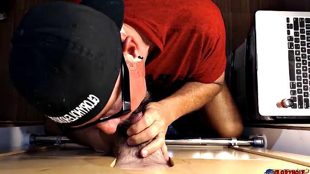 Hot Cock Drained At Gloryhole