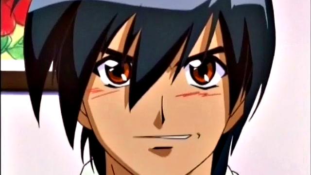 Weird anime storyline with angry busty teen slut