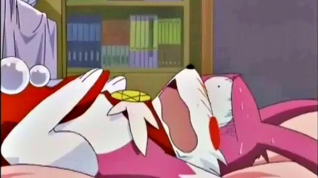 Weird anime storyline with angry busty teen slut