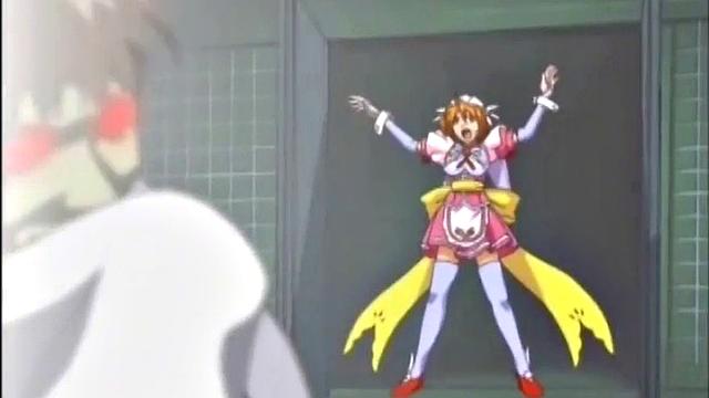 Weird anime storyline with angry busty teen slut