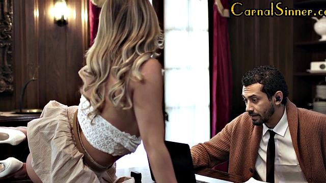 Asian babe gets drilled in anal by her BF after BJ