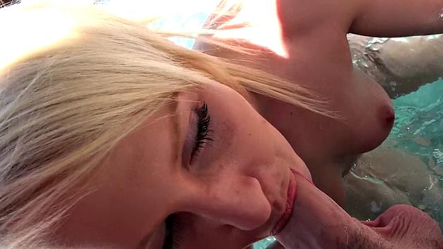 Poolside Fun with blondes