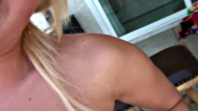 Poolside Fun with blondes