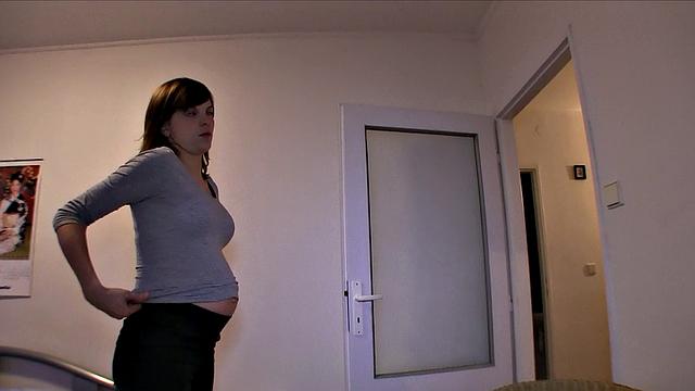 Hot Pregnant Brunette Craves Stranger's BBC in the Outdoors