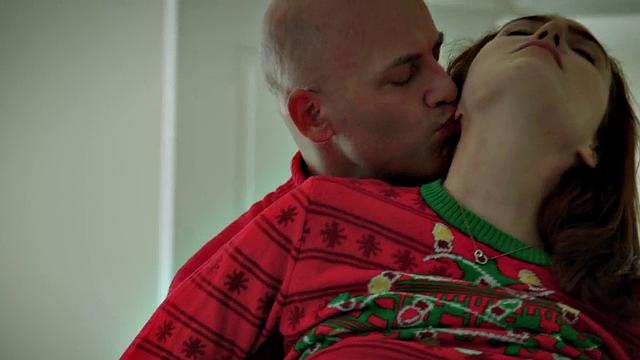 Cute teen babe dickriding older cock in erotic scene