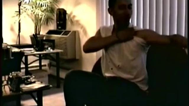 Dante heads to the bedroom to watch a porno and starts playing with himself. Then Vinnie starts stroking and sucking him. Dante lays back and enjoys the service as Vinnie deep throats his cock.