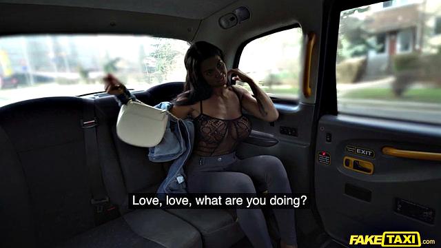 Сочная Chloe Lamour устроила секс в такси ради халявной поездки и взрывного конча на лицо.
