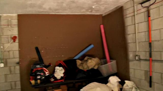 Blonde with big tits gets a garage pounding in POV with a pierced handjob