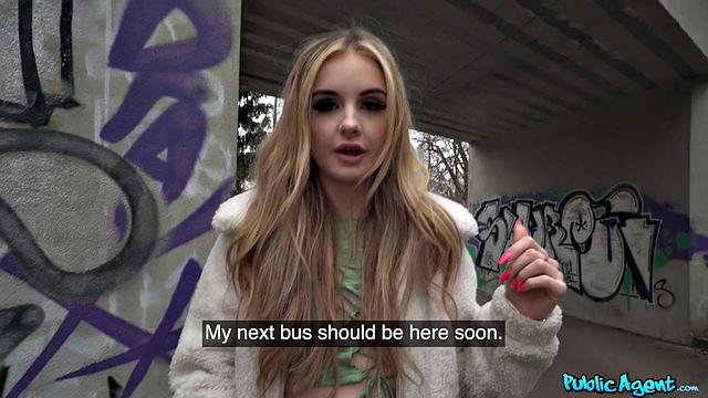 Blonde Brit Banged in Public