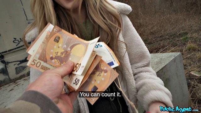 Blonde Brit Banged in Public