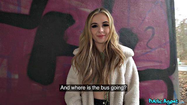 Blonde Brit Banged in Public