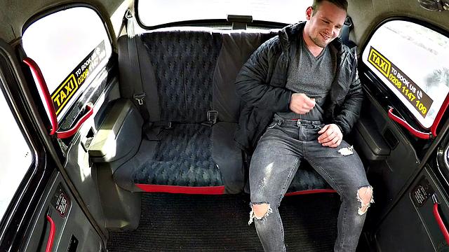 Horny Milf cabbie goes wild on cock in reverse cowgirl and handjob frenzy