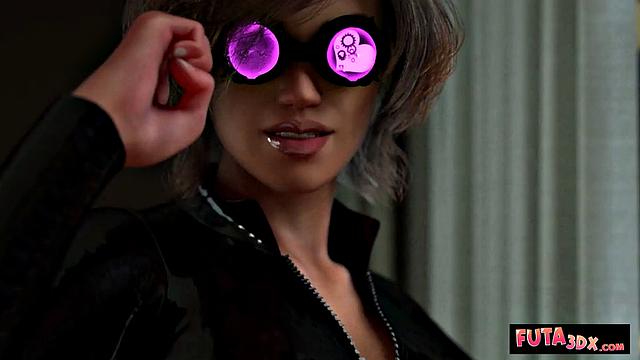 Два аниме-шлюхи с огромными сиськами трахнули героя втроём - сказка для взрослых