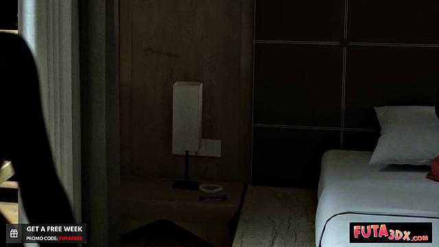 Futa3dX - Threesome With Big Busty Babes