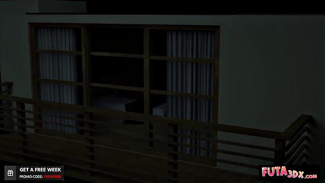 Futa3dX - Threesome With Big Busty Babes