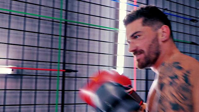 Blue-eyed Hunk Has Hole Smashed By Tatted Cock