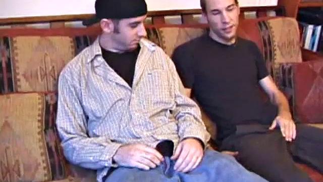 Tag and Kent share a thick cock, swapping deep throats and hungry glances