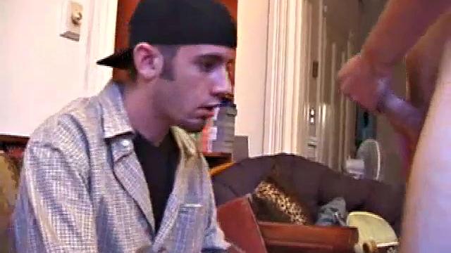 Tag and Kent share a thick cock, swapping deep throats and hungry glances