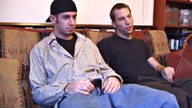 Tag and Kent share a thick cock, swapping deep throats and hungry glances