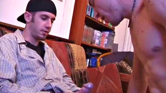 Tag and Kent share a thick cock, swapping deep throats and hungry glances