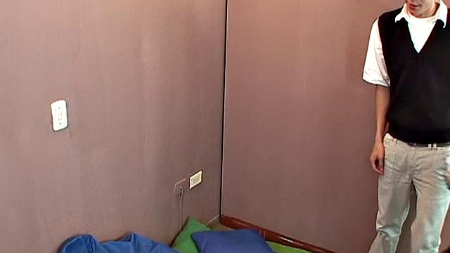 Walter is horny and looking at a porn magazine when Gustavo joins him. Doesn't take much convincing to get Walter out of his pants and receiving head.