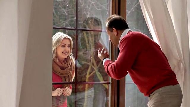 VIP4K. Babe loves her pussy being filled with old on the desk