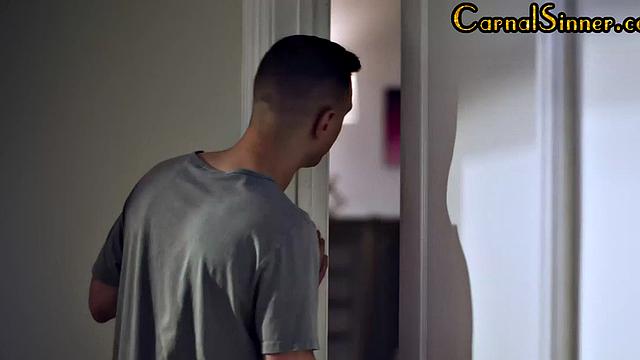 Nympho riding cock in close up session