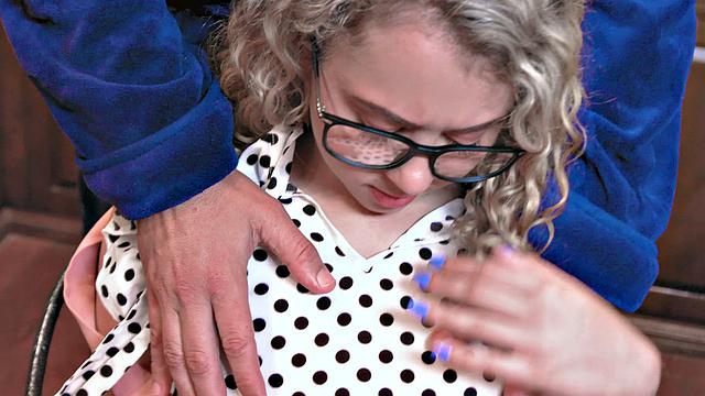 Tiny Blonde Bookworm