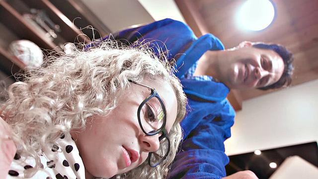 Tiny Blonde Bookworm