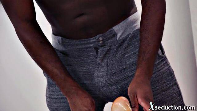 Stunning babe banged by BBC masseur