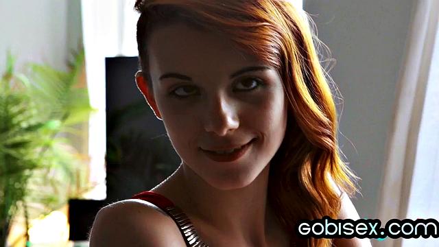 Petite babe banging bisex guys