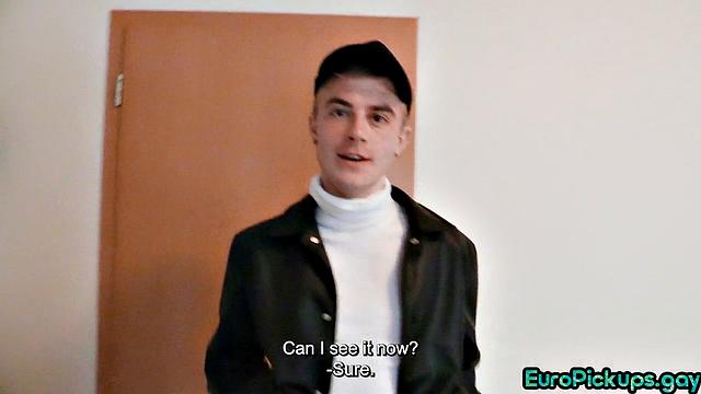 Fooling a straight euro stud analpounded