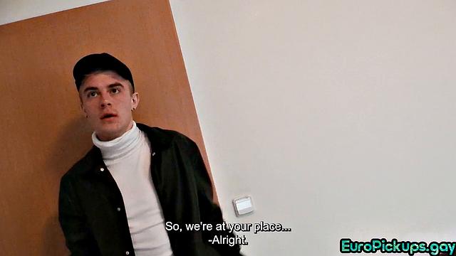 Fooling a straight euro stud analpounded